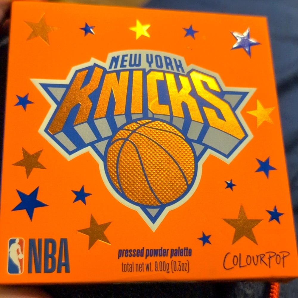 ColourPop x New York Knicks 9-Pan Pressed Powder Eyeshadow Palette NIB NEW IN BO